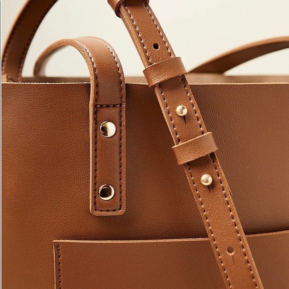 Henny + Lev Vegan Leather 2-in-1 Everyday Tote - Picture 6 of 7